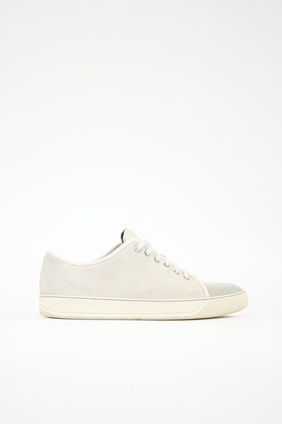 トップス LEWIN / WHITE gadidanoniem Lanvin // Suede Cap Toe Sneaker – VSP Consignment