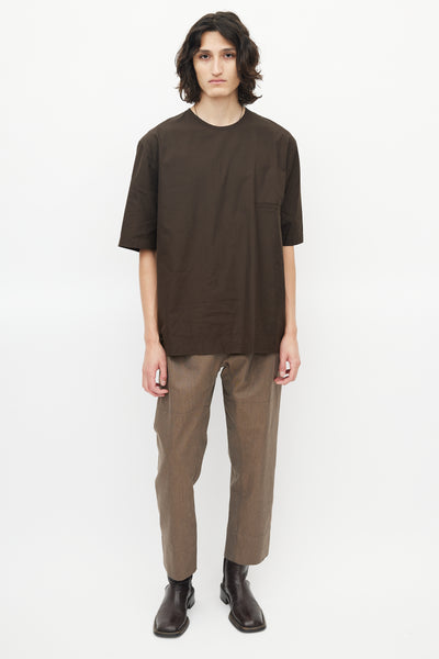 Lemaire // Green Minimal Pocket T-Shirt – VSP Consignment