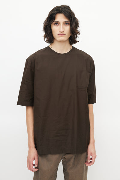 Lemaire // Green Minimal Pocket T-Shirt – VSP Consignment Lemaire // Green Minimal Pocket T-Shirt – VSP Consignment