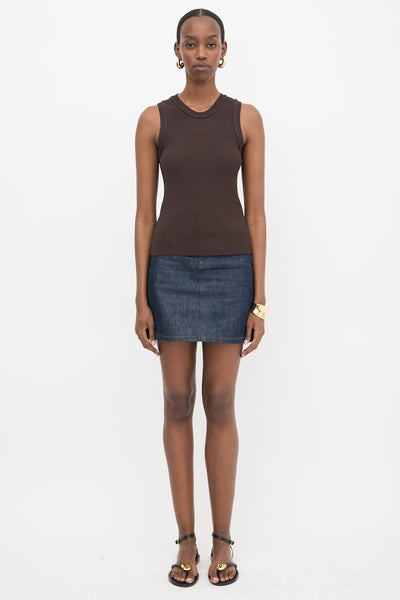 Loewe // Rib Knit Anagram Tank Top – VSP Consignment