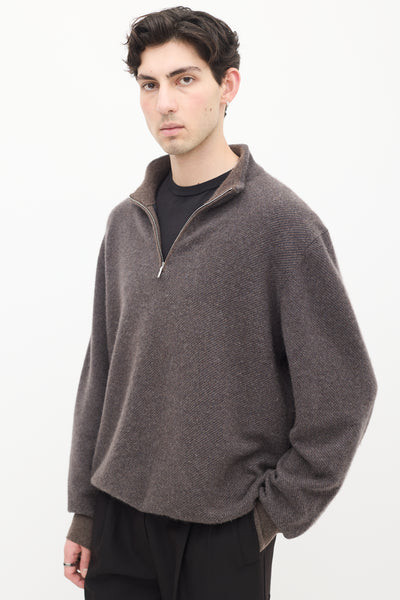 Loro-Piana-Brown-Cashmere-