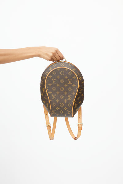 Louis Vuitton Brown Monogram Ellipse Backpack Cloth ref.920647