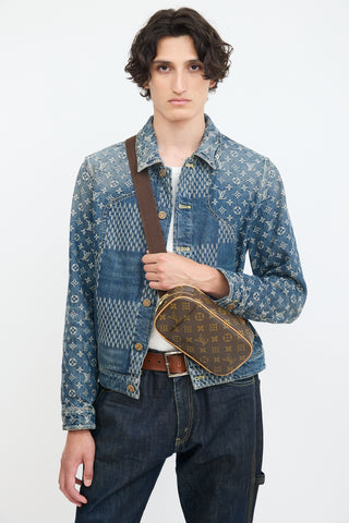 Louis Vuitton // 2004 Brown Monogram Pochette Gange Bag – VSP