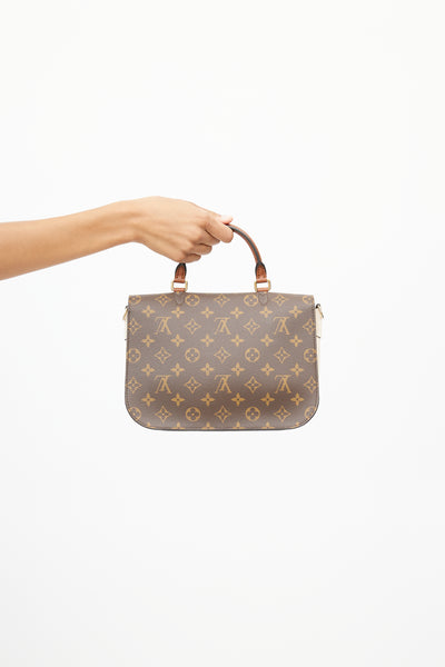 Louis Vuitton Marignan Monogram Canvas Leather Handbag