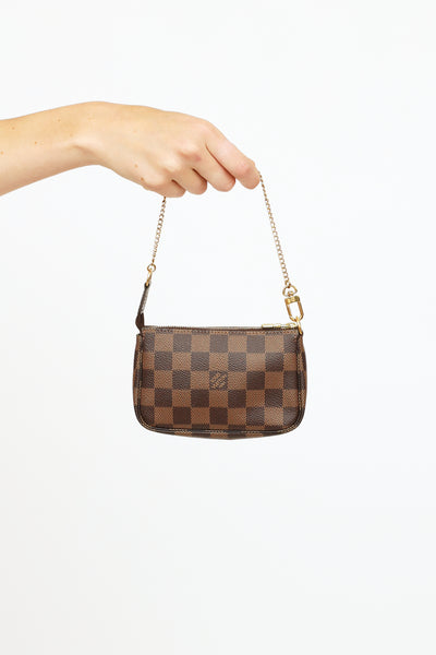 Louis Vuitton Damier Ebene Pochette Accessoires - Brown Mini Bags, Handbags  - LOU788722