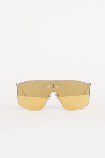 Louis Vuitton // Z1853U Golden Mask Sunglasses – VSP Consignment display picture 1