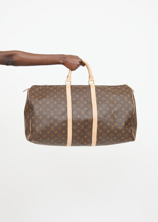 Louis Vuitton 55 Monogram Keepall Luggage