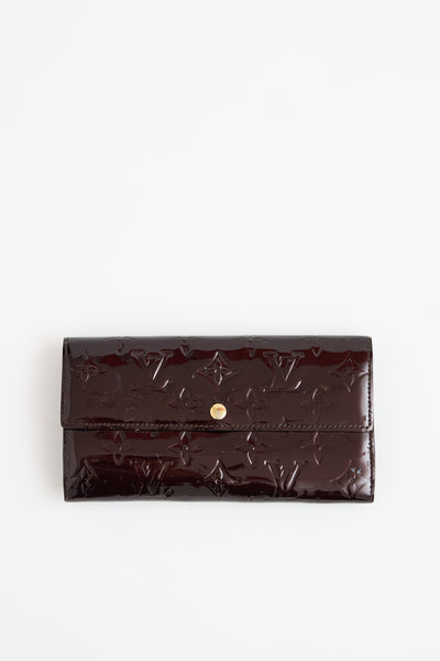 Louis Vuitton // Monogram Vernis Patent Sarah Wallet – VSP Consignment
