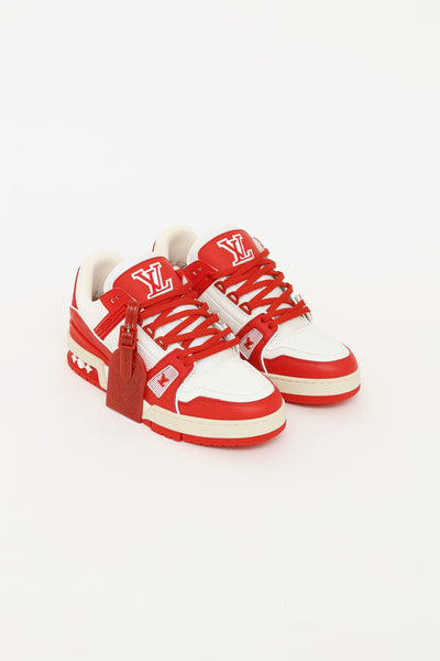 Louis Vuitton and (RED) present the Louis Vuitton I (RED) Trainer in  support of the ght to end AIDS - Numéro Netherlands