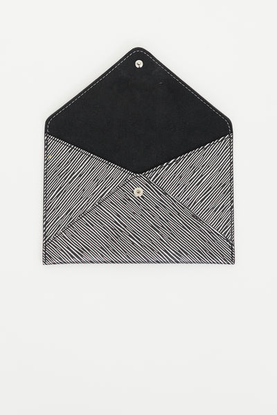 Louis Vuitton Black Epi Leather Invitation Envelope Clutch