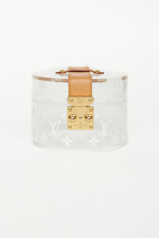 Louis Vuitton Monogram Plexiglass And Leather Box Scott