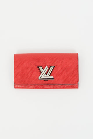 LV Twist Wallet in Red Epi Leather SHW – Brands Lover