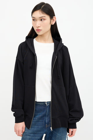 その他 Emptyyy WASHED HOODED ZIP SWEATSHIRT - Light blue | ZARA Canada