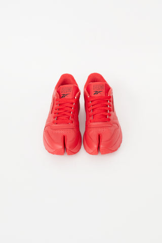 Maison Margiela X Reebok Red Project 0 Tabi Sneaker