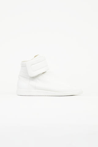Maison Margiela White Leather Future High Top Sneaker