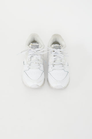 Maison Margiela X Reebok White Leather Sneaker