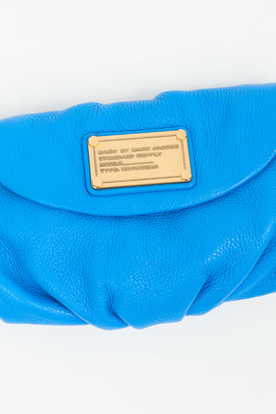 Marc Jacobs // Blue Leather Classic Q Karlie Crossbody Bag – VSP
