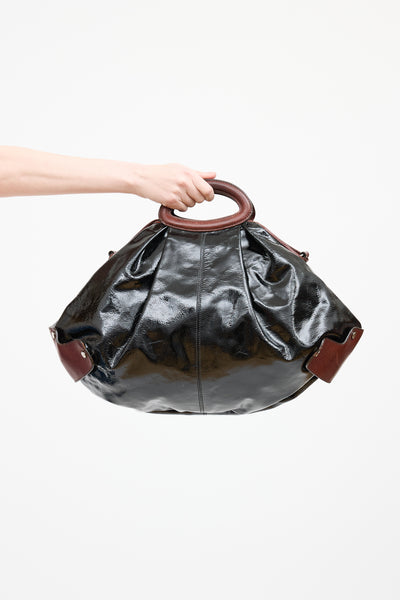 Marni // Patent Leather Balloon Shoulder Bag – VSP Consignment