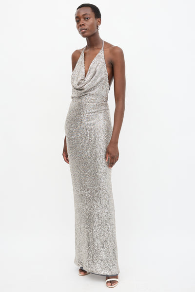Michael Costello // X Revolve Sequin Luise Gown – VSP Consignment