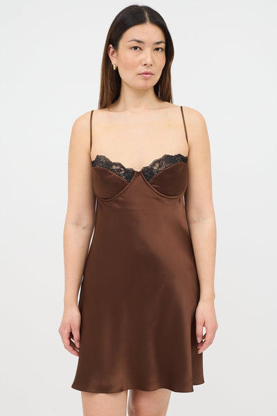 Mirror Palais // Silk Underwire Slip Dress – VSP Consignment