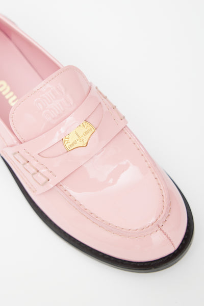 Miu-Miu-Pink-Penny-Logo-Loafer