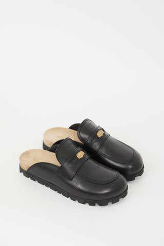 靴 Miu Miu 00s archive Mules black ribbon Miu Miu 00s archive Mules black ribbon