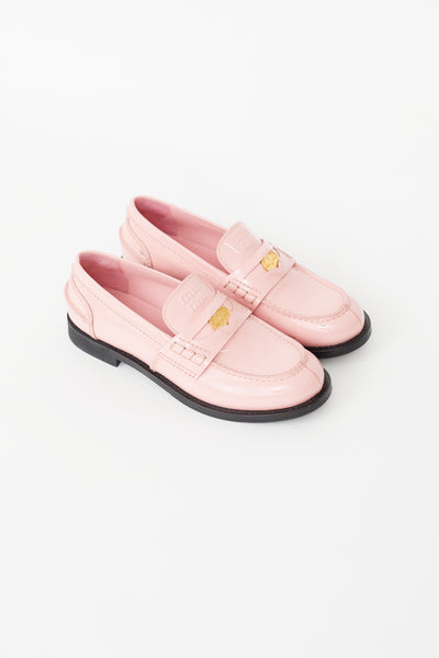 Miu Miu // Pink Patent Penny Loafer – VSP Consignment