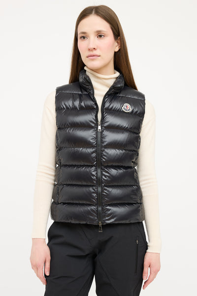 Moncler // Black Ghany Down Vest – VSP Consignment