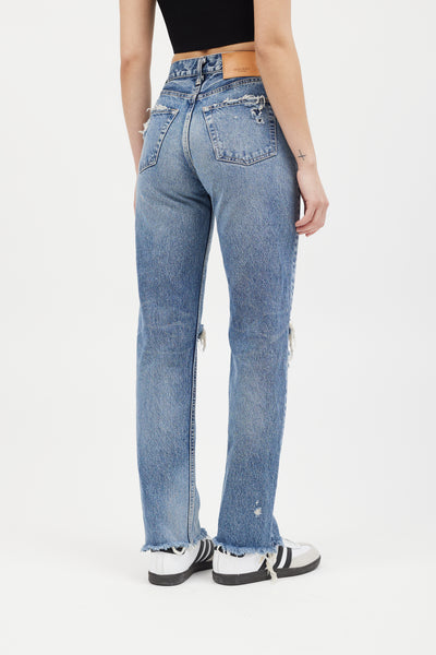 Light Wash Distressed Jeans