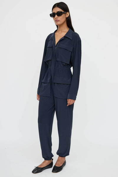 Norma Kamali // Cinched Cargo Jumpsuit – VSP Consignment