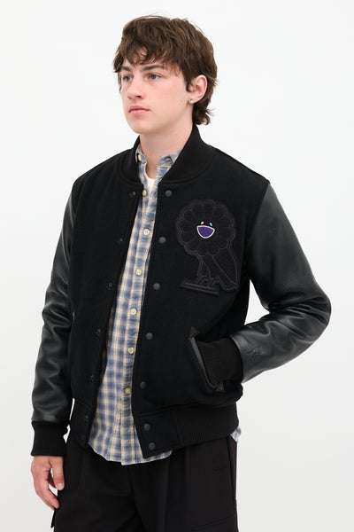 Just Like Dat Replica Jacket 【L-size】 OVO // X Murakami Wool & Leather Bomber Jacket – VSP Consignment