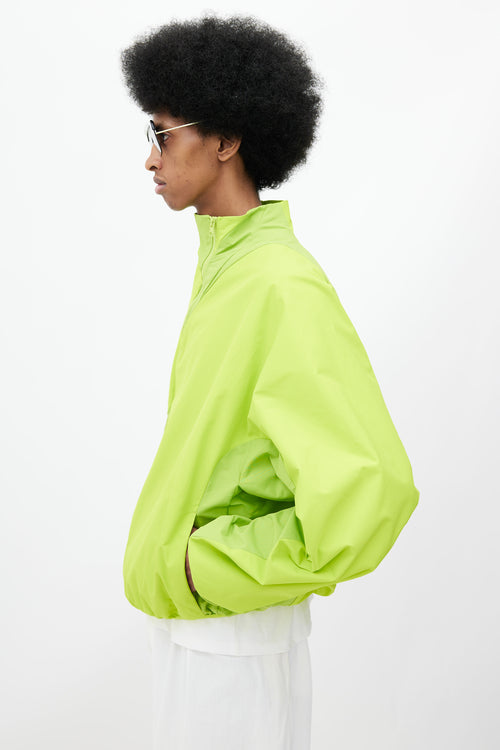Post Archive Fashion Green Asymmetrical Tactical Jacket