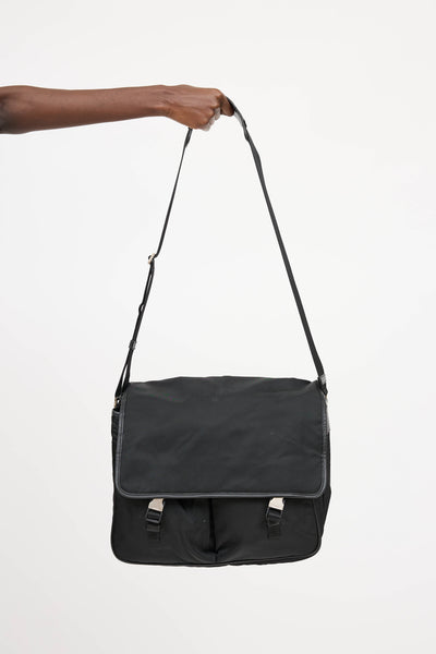 Prada // Nylon Messenger Bag – VSP Consignment