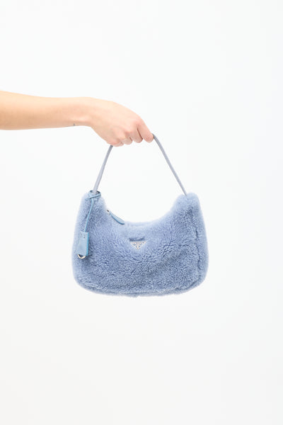 Prada // Shearling Mini Re-Edition 2000 Bag – VSP Consignment