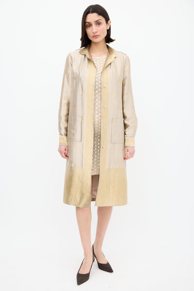 Prada-Gold-Silk-Lurex-Paisley-