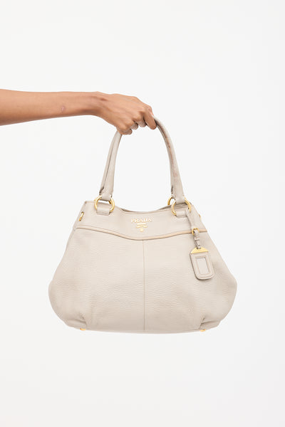 Prada // Leather Two Way Shoulder Bag – VSP Consignment