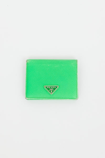 Prada 2025 neon wallet