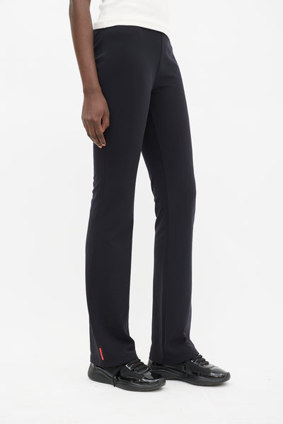 Prada // Sport Black Flared Leg Sweatpant – VSP Consignment