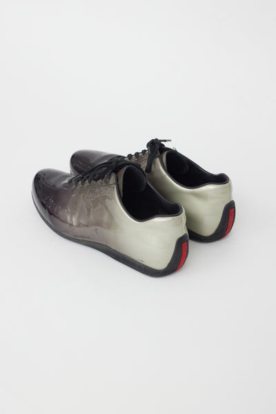 専用prada sport lether shoes Prada // Sport Leather Cap Toe Sneaker – VSP Consignment