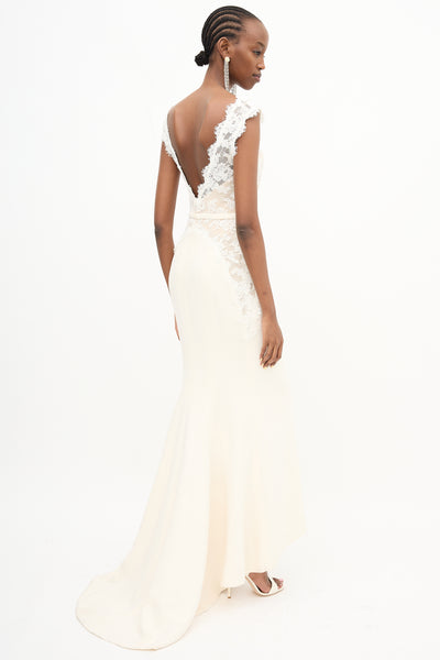 reem acra mermaid wedding dress Reem Acra // I'm Fabulous Wedding Gown – VSP Consignment