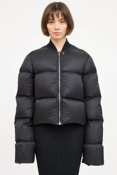 トップス Rick Owens 19aw wool Larry cropped knit Rick-Owens-2019-Cropped-Down-