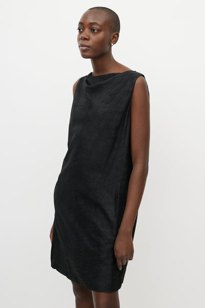 Rick Owens // FW 2010 Gleam Black Semi Sheer Tank Dress – VSP