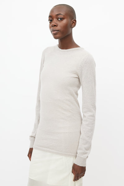Rick Owens // FW 18 Sisyphus Grey Knit Sweater – VSP Consignment