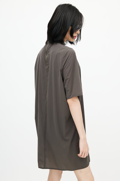 Rick Owens // SS 2015 Grey Shift Dress VSP Consignment Rick Owens // SS 2015 Grey Shift Dress VSP Consignment