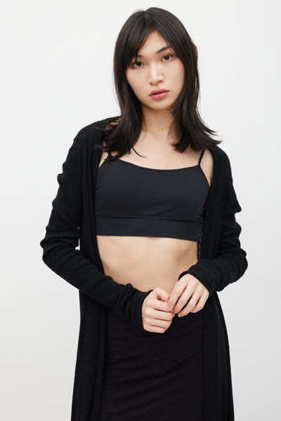 Rick Owens 20SS LS SNAP CARDIGAN 黒XS Rick Owens 20SS LS SNAP CARDIGAN 黒XS