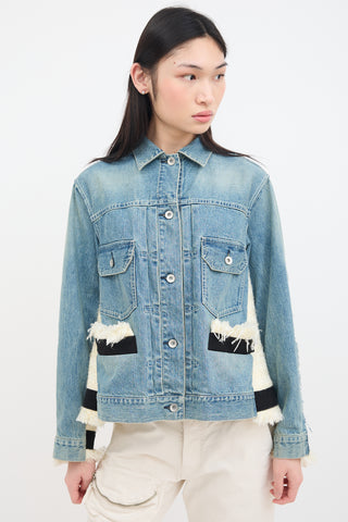 Sacai // Denim & Tweed Jacket – VSP Consignment
