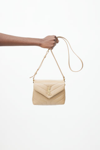 Saint Laurent // Beige Toy Loulou Crossbody Bag – VSP Consignment