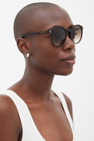 Saint Laurent - Woman - Brown - Sunglasse