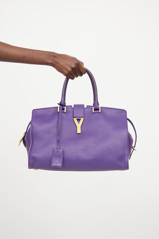 Saint Laurent Purple Cabas Chyc Bag