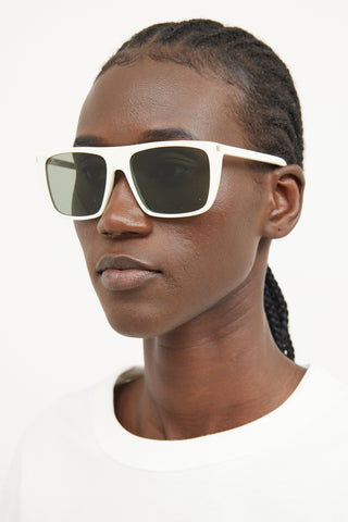 Saint Laurent Cream SL156 Sunglasses